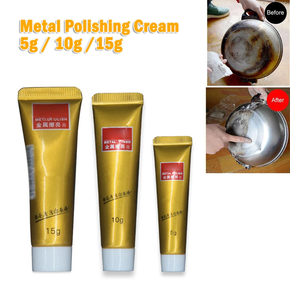 5g Metal Abrasive Polish Cleaning Cream Polishing Paste Rust Remover For Iron Chrome Brass Copper Nickel Stainless Steel
5g Metal Abrasive Polish Cleaning Cream Polishing Paste Rust Remover For Iron Chrome Brass Copper Nickel Stainless Steel