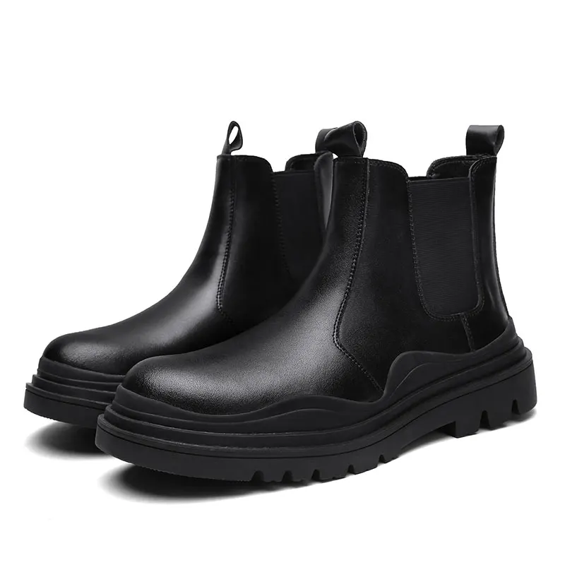 Men Black Boots Fashion Luxury Brand Designer Shoes Slip on Flat Sneakers Autumn Winter High Quality Leather Ankle Boots for Men
Men Black Boots Fashion Luxury Brand Designer Shoes Slip on Flat Sneakers Autumn Winter High Quality Leather Ankle Boots for Men