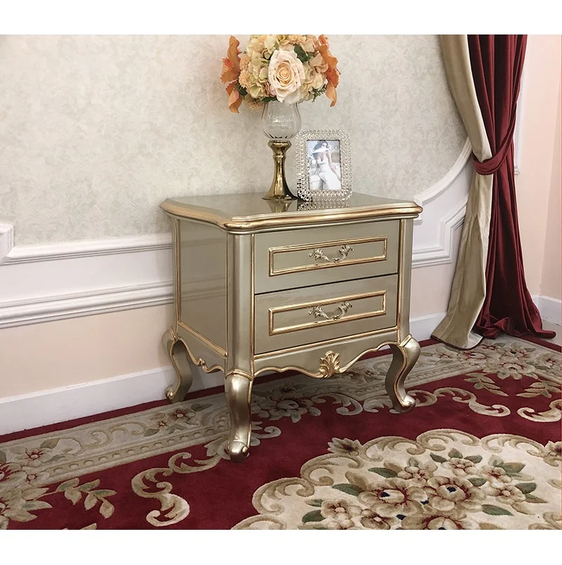 European style solid wood bedside table carved bedside table bedroom locker Mini drawer bucket cabinet furniture
European style solid wood bedside table carved bedside table bedroom locker Mini drawer bucket cabinet furniture