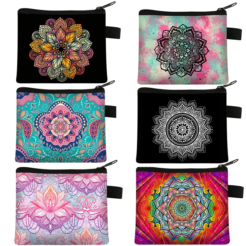 Coin Purse Women Small Wallet Ladies Multicolor Pattern Cute Coin Bag Mandala Flower Print ID Credit Card Case Mini Coin Holde
Coin Purse Women Small Wallet Ladies Multicolor Pattern Cute Coin Bag Mandala Flower Print ID Credit Card Case Mini Coin Holde