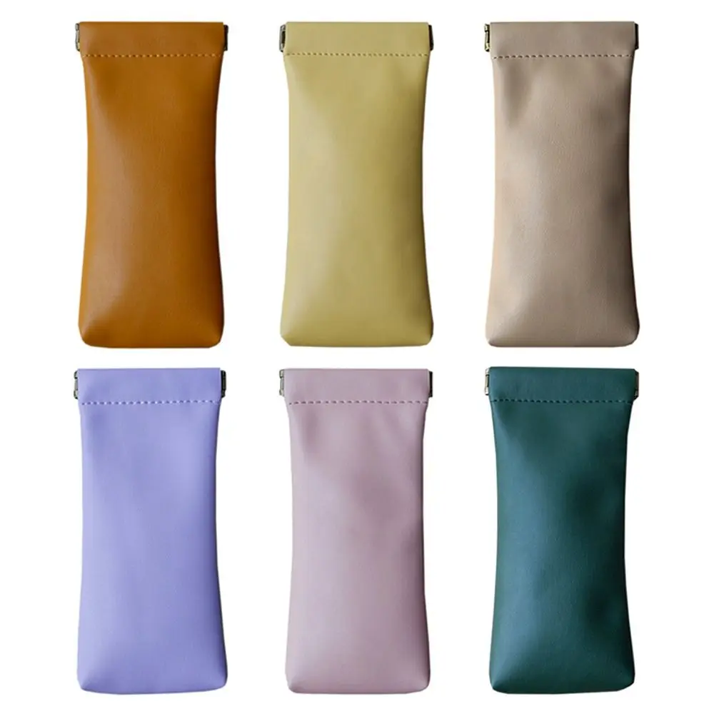 Glasses Storage Bag Automatic Closure Portable Super Soft Leather Portable Small Cosmetic Sunglasses Storage Bag
Glasses Storage Bag Automatic Closure Portable Super Soft Leather Portable Small Cosmetic Sunglasses Storage Bag