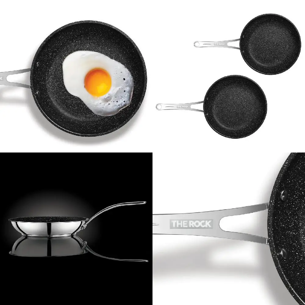 Sturdy & Durable Non-Stick Stainless Steel Fry Pan with Handle (12-Inch & 10-Inch) for Enjoyable and Easy Cooking Experience.
Sturdy & Durable Non-Stick Stainless Steel Fry Pan with Handle (12-Inch & 10-Inch) for Enjoyable and Easy Cooking Experience.