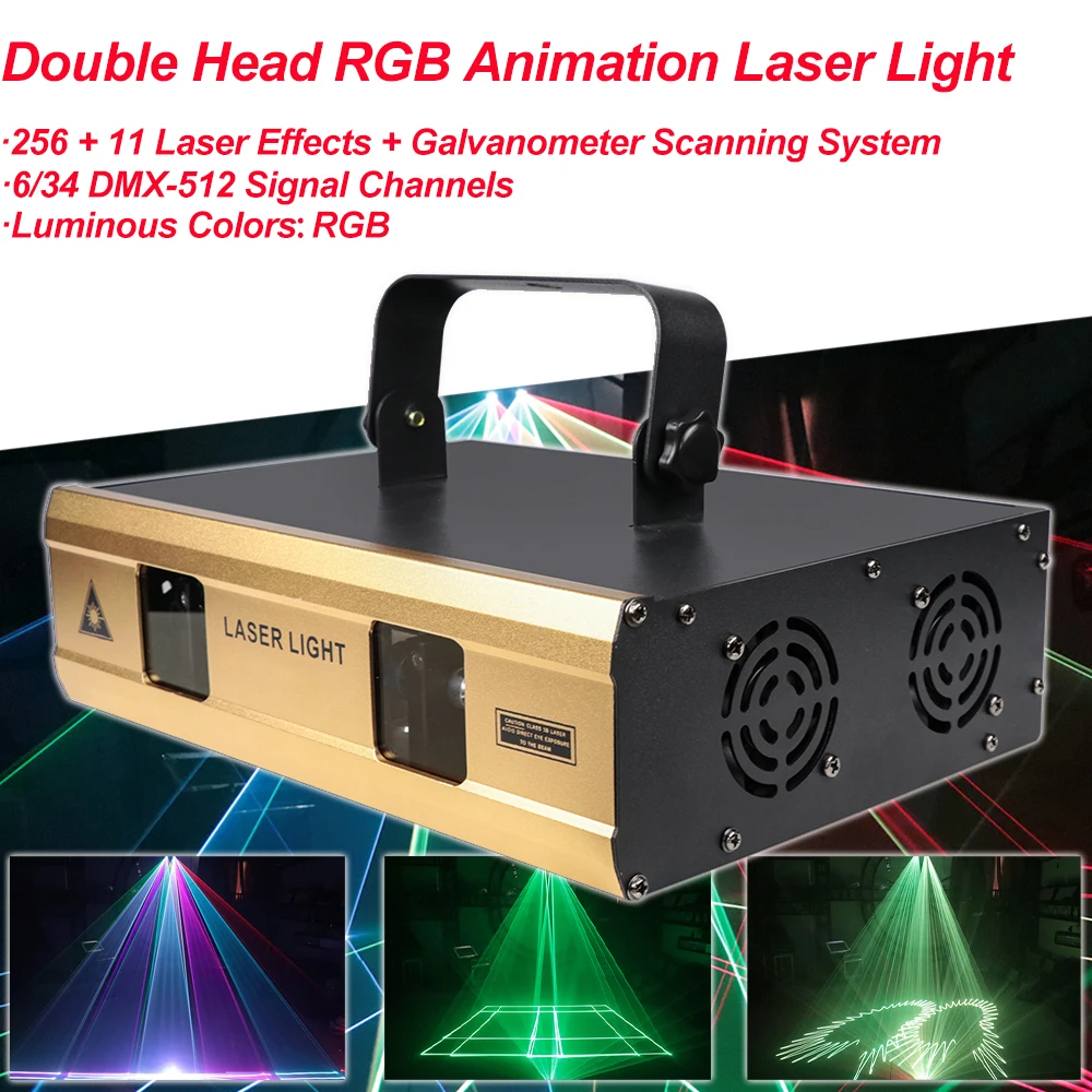 Double Head RGB Animation Laser Light Party Stage Lighting Effect Voice Control Laser Projector Strobe Lamp For Home Dance Floor
Double Head RGB Animation Laser Light Party Stage Lighting Effect Voice Control Laser Projector Strobe Lamp For Home Dance Floor