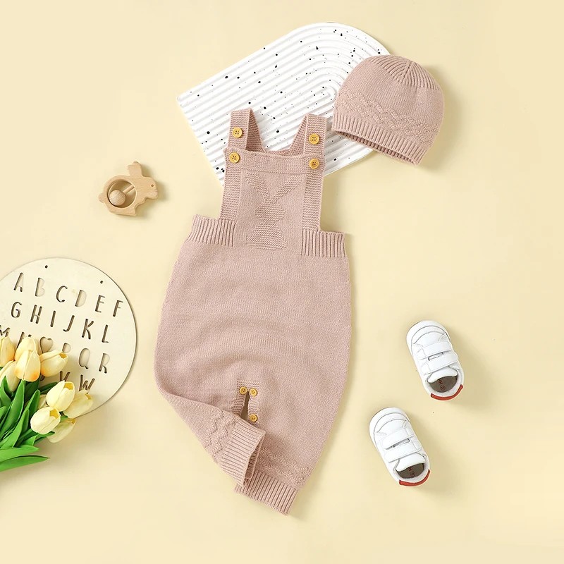 Baby Rompers Hats Clothes Newborn Boys Girls Solid Color Jumpsuits Outfits for Infant Spring Autumn Winter Playsuit Kids Costume 
Baby Rompers Hats Clothes Newborn Boys Girls Solid Color Jumpsuits Outfits for Infant Spring Autumn Winter Playsuit Kids Costume