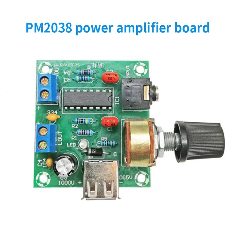 5.0 Digital Power Amplifier Board AUX Speaker 2.0 CH Stereo Home Music Wireless Module Audio PM2038
5.0 Digital Power Amplifier Board AUX Speaker 2.0 CH Stereo Home Music Wireless Module Audio PM2038