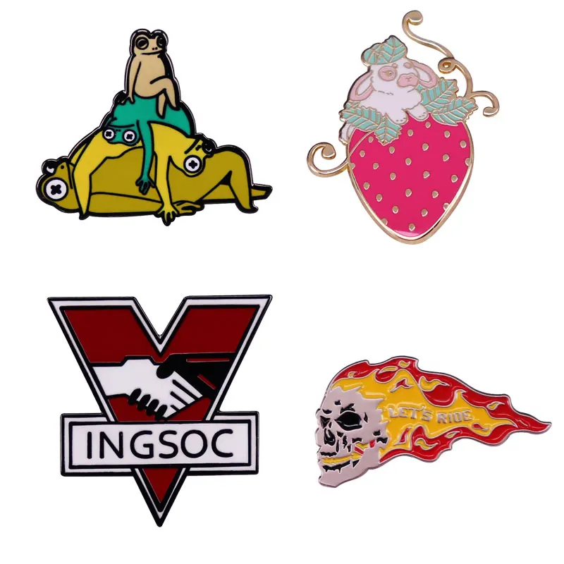 Funny Cartoon Animal Metal Enamel Badge Originality Lapel Brooch Denim Jacket Backpack Pin Decoration Children Fashion Gifts
Funny Cartoon Animal Metal Enamel Badge Originality Lapel Brooch Denim Jacket Backpack Pin Decoration Children Fashion Gifts
