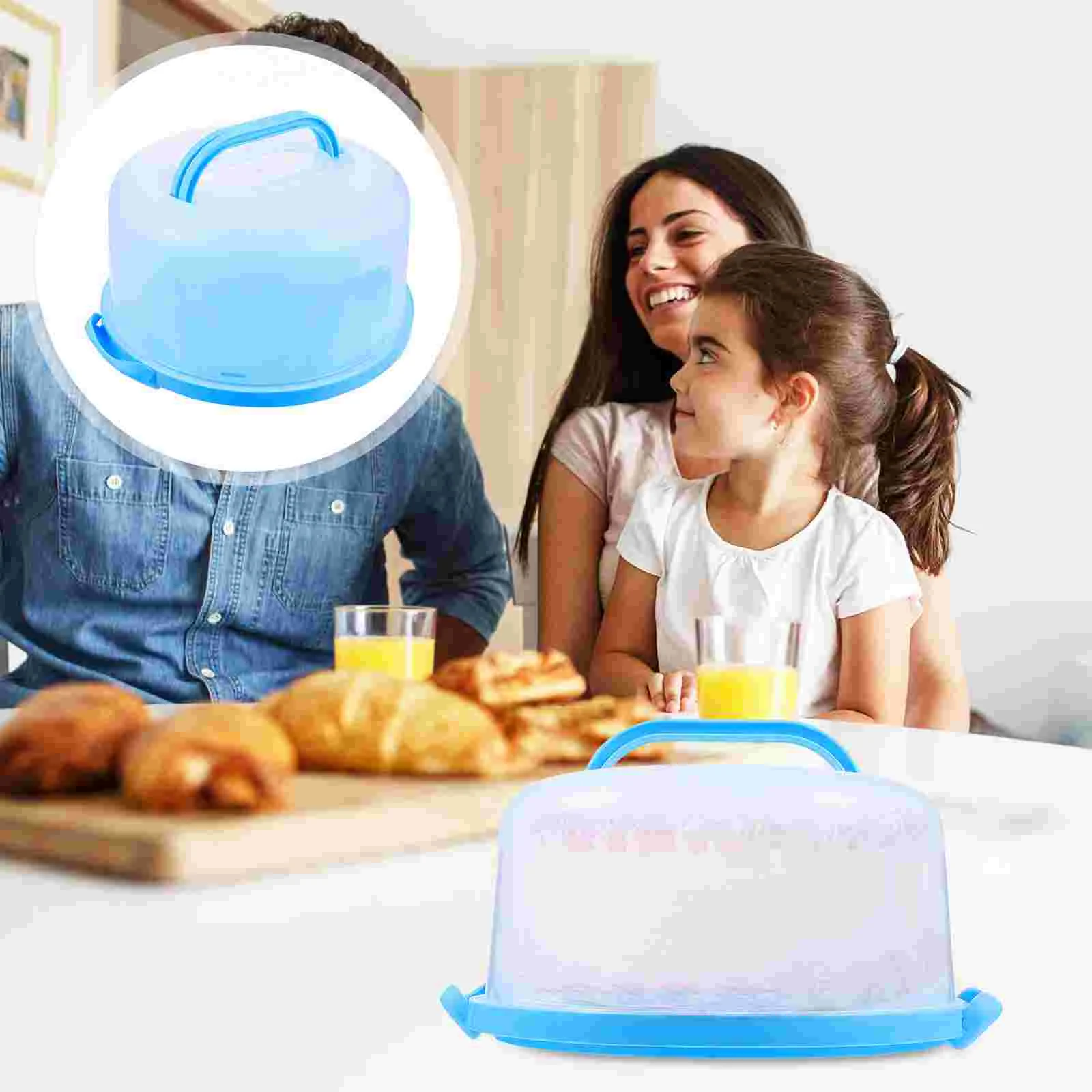 Cake Carrierbox Holderhandle Portable Lid Container Cupcake Boxes Round Containers Pastry Keeper Storage Standdome Server Cover
Cake Carrierbox Holderhandle Portable Lid Container Cupcake Boxes Round Containers Pastry Keeper Storage Standdome Server Cover