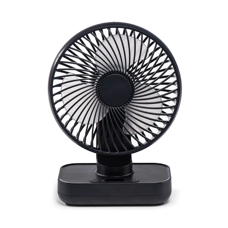 Portable USB Desk Fan with 4 Speeds and Oscillation 4000mAh Rechargeable and USB Cable for Home Office Travel Camping
Portable USB Desk Fan with 4 Speeds and Oscillation 4000mAh Rechargeable and USB Cable for Home Office Travel Camping
