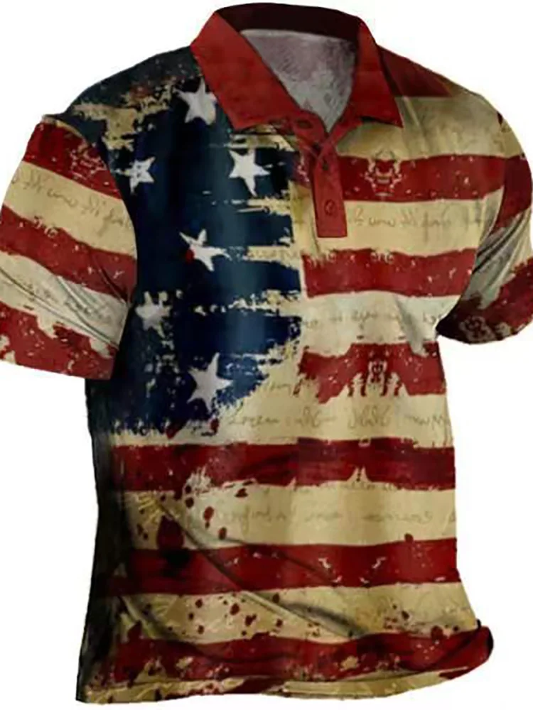 2022 New Summer Fashion Pattern Print Short Sleeve Tops For Men Casual Slim Polo Shirt Men's Turn-down Collar Button Polo Shirts
2022 New Summer Fashion Pattern Print Short Sleeve Tops For Men Casual Slim Polo Shirt Men's Turn-down Collar Button Polo Shirts
