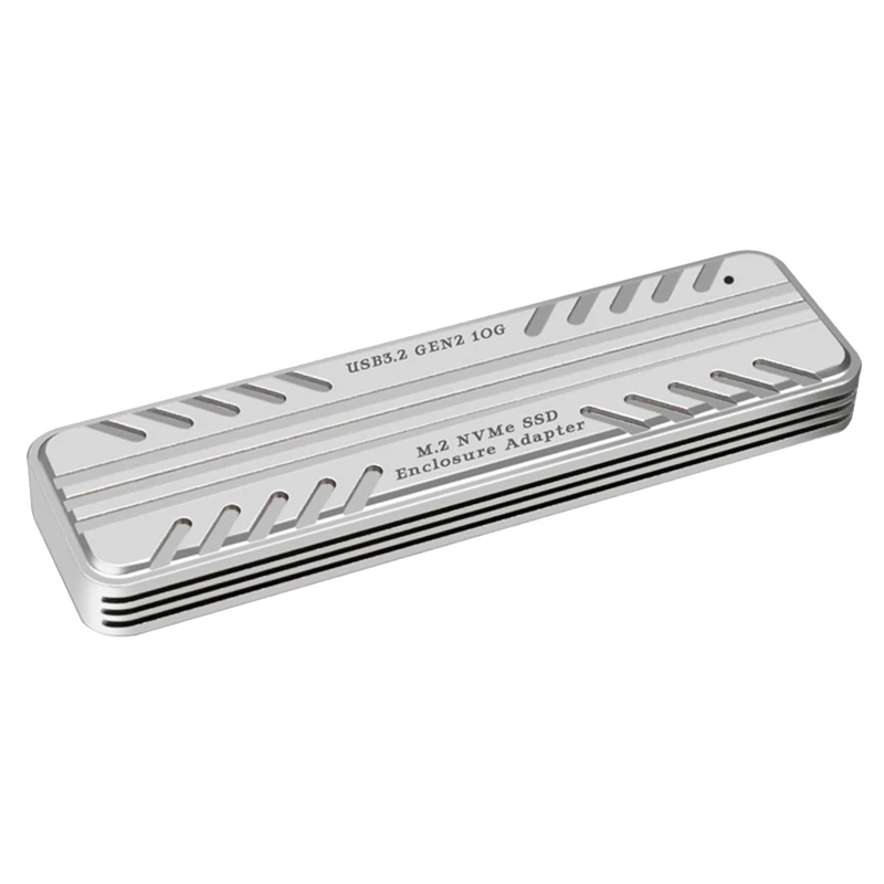 1 шт. M.2 Nvme твердотельный накопитель внешний корпус серебристый алюминиевый сплав USB 3,2 Gen2 жесткий диск для SSD 2242/2260/2280
1 шт. M.2 Nvme твердотельный накопитель внешний корпус серебристый алюминиевый сплав USB 3,2 Gen2 жесткий диск для SSD 2242/2260/2280
