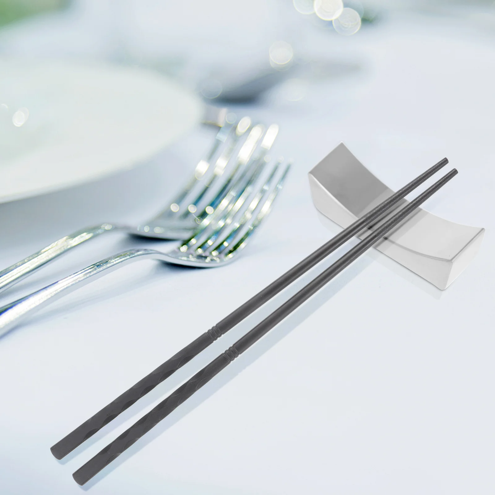 2 PCS Fork Table Metal Spatula Restaurant Chopstick Rest Organizer Chopstick Stand Stainless Steel Spoon Rest
2 PCS Fork Table Metal Spatula Restaurant Chopstick Rest Organizer Chopstick Stand Stainless Steel Spoon Rest