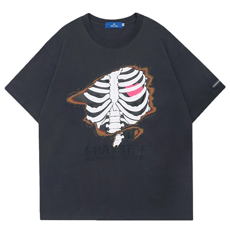 2022SS Unisex Short Sleeve 100%Cotton t shirts Oversize Tshirt O-neck Tops футболка мужская Men Lifelike Skeleton Print T Shirt
2022SS Unisex Short Sleeve 100%Cotton t shirts Oversize Tshirt O-neck Tops футболка мужская Men Lifelike Skeleton Print T Shirt