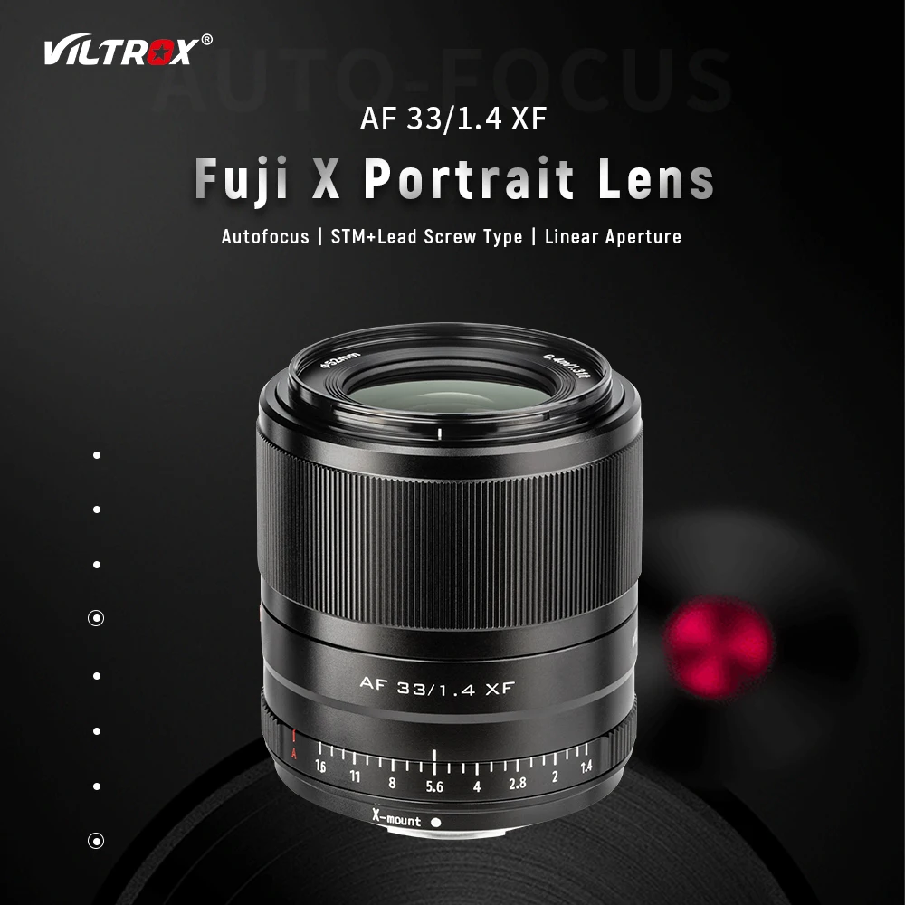 

VILTROX 13mm 23mm 33mm 56mm Fuji Lens F1.4 XF Auto Focus Lens Large Aperture APS-C Lens For Fujifilm X Mount X-4T Camera Lenses