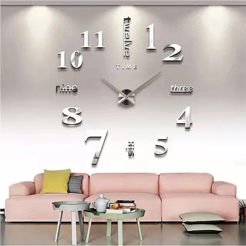 3D Wall Clock Mirror Wall Stickers Creative DIY Watch Clock Removable Art Decal Sticker Home Decor Living Room Quartz Needle Hot
3D Wall Clock Mirror Wall Stickers Creative DIY Watch Clock Removable Art Decal Sticker Home Decor Living Room Quartz Needle Hot