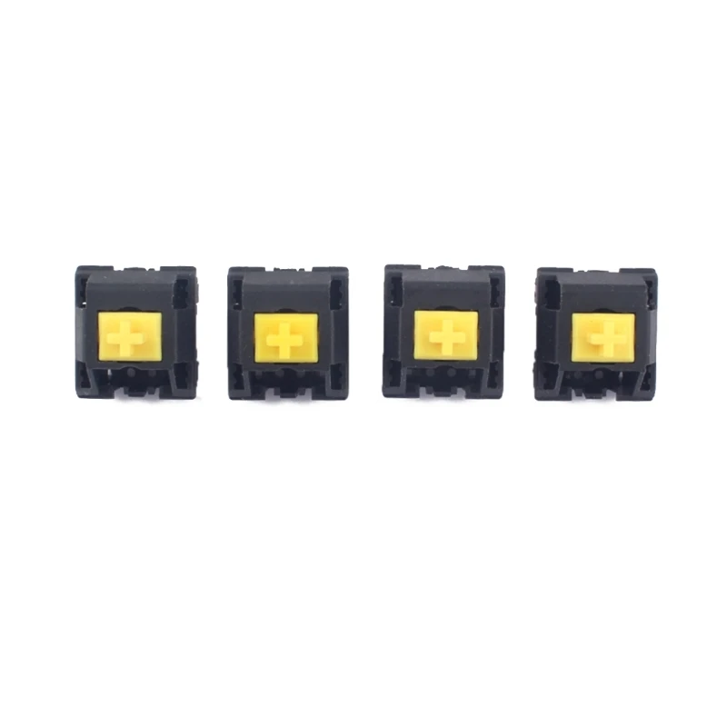 

4Pcs RGB Yellow Axis Switches for razer Blackwidow X Chroma Gaming Keyboards Shaft Switch for Mechanical Keyboard