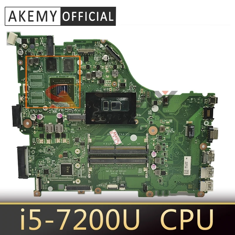Материнская плата Akemy для ноутбука ACER Aspire E5-575 i5-7200U материнская плата DAZAAMB16E0 SR2ZU DDR4
Материнская плата Akemy для ноутбука ACER Aspire E5-575 i5-7200U материнская плата DAZAAMB16E0 SR2ZU DDR4
