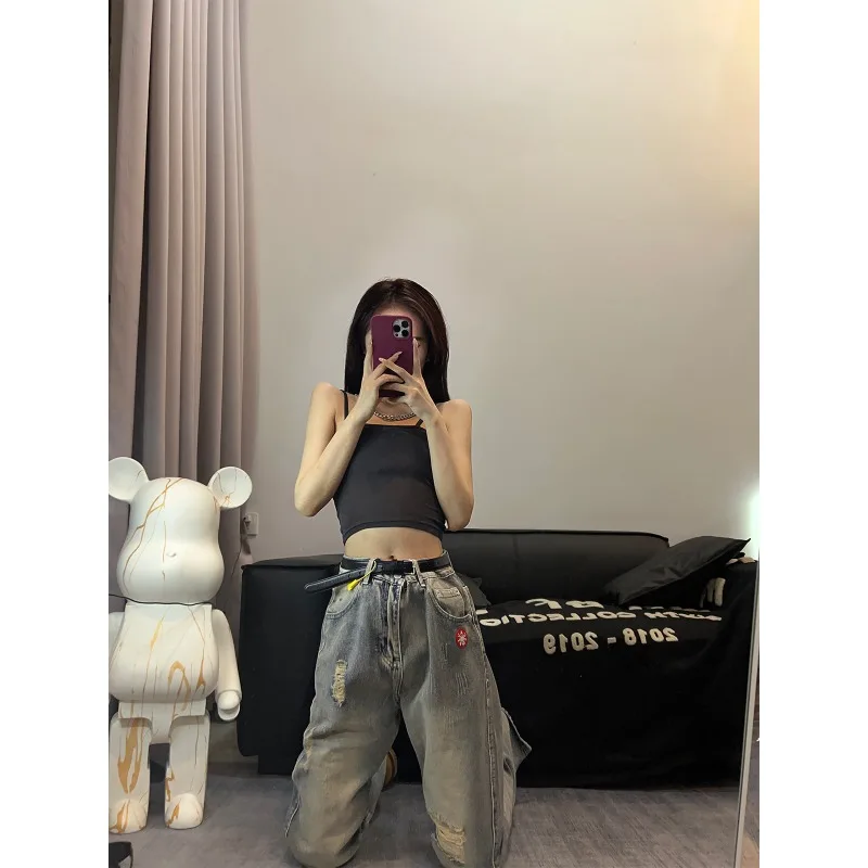 Cool Women Denim Vintage Girl Fashion Baggy Pants Funny Ins Trousers Femme Summer Straight Jeans Streetwear
Cool Women Denim Vintage Girl Fashion Baggy Pants Funny Ins Trousers Femme Summer Straight Jeans Streetwear