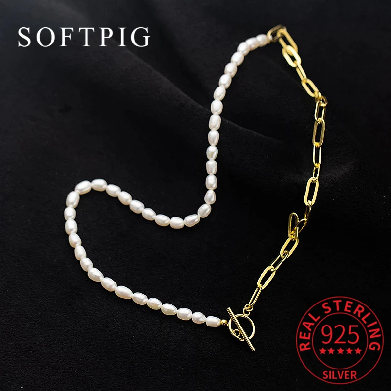 INZATT Real 925 Sterling Silver Irregular Pearl Round Asymmetry Chain Choker Necklace For Women Cute Fine Jewelry Accessories
INZATT Real 925 Sterling Silver Irregular Pearl Round Asymmetry Chain Choker Necklace For Women Cute Fine Jewelry Accessories