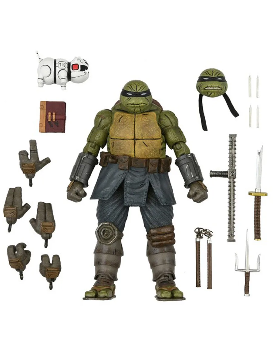 NECA Подлинная Бриллиантовая 7-дюймовая Черепашки-ниндзя, последняя подвижная фигурка Ronin, модель, Золотая этикетка, игрушечные украшения, художественный подарок
NECA Подлинная Бриллиантовая 7-дюймовая Черепашки-ниндзя, последняя подвижная фигурка Ronin, модель, Золотая этикетка, игрушечные украшения, художественный подарок
