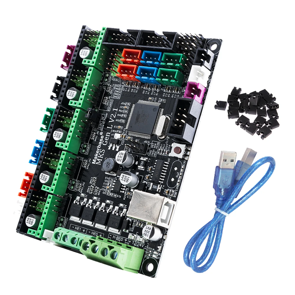 MKS Gen-L V2.1/ V1.0 Board 3D Printe For Control Board Ramps 1.4 / Mega 2560 R3 USB DC12V-DC24V LPC1768 \Cortex-M3 CPU
MKS Gen-L V2.1/ V1.0 Board 3D Printe For Control Board Ramps 1.4 / Mega 2560 R3 USB DC12V-DC24V LPC1768 \Cortex-M3 CPU