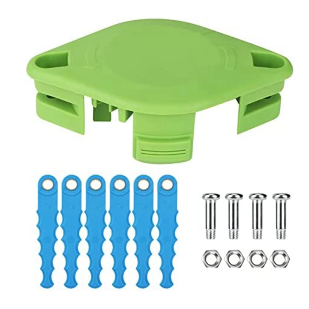 Trimmer Blade Head Compatible for Greenworks 21302 21332 21342 20V 24V 40V String Edger with 6 Replacement Blades Green
Trimmer Blade Head Compatible for Greenworks 21302 21332 21342 20V 24V 40V String Edger with 6 Replacement Blades Green