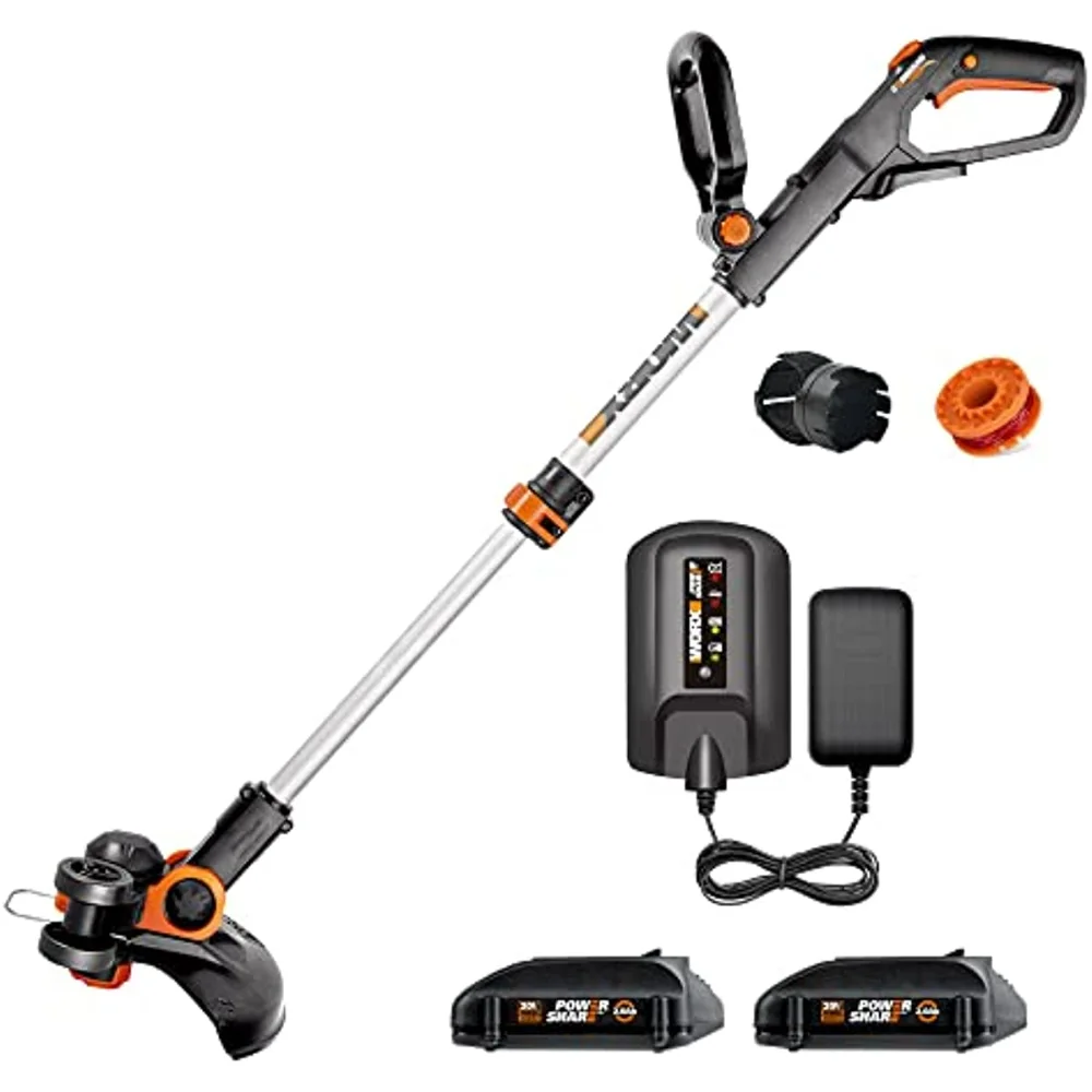Worx WG163 GT 3.0 20V PowerShare 12" Cordless String Trimmer & Edger (2 Batteries & Charger Included)
Worx WG163 GT 3.0 20V PowerShare 12" Cordless String Trimmer & Edger (2 Batteries & Charger Included)