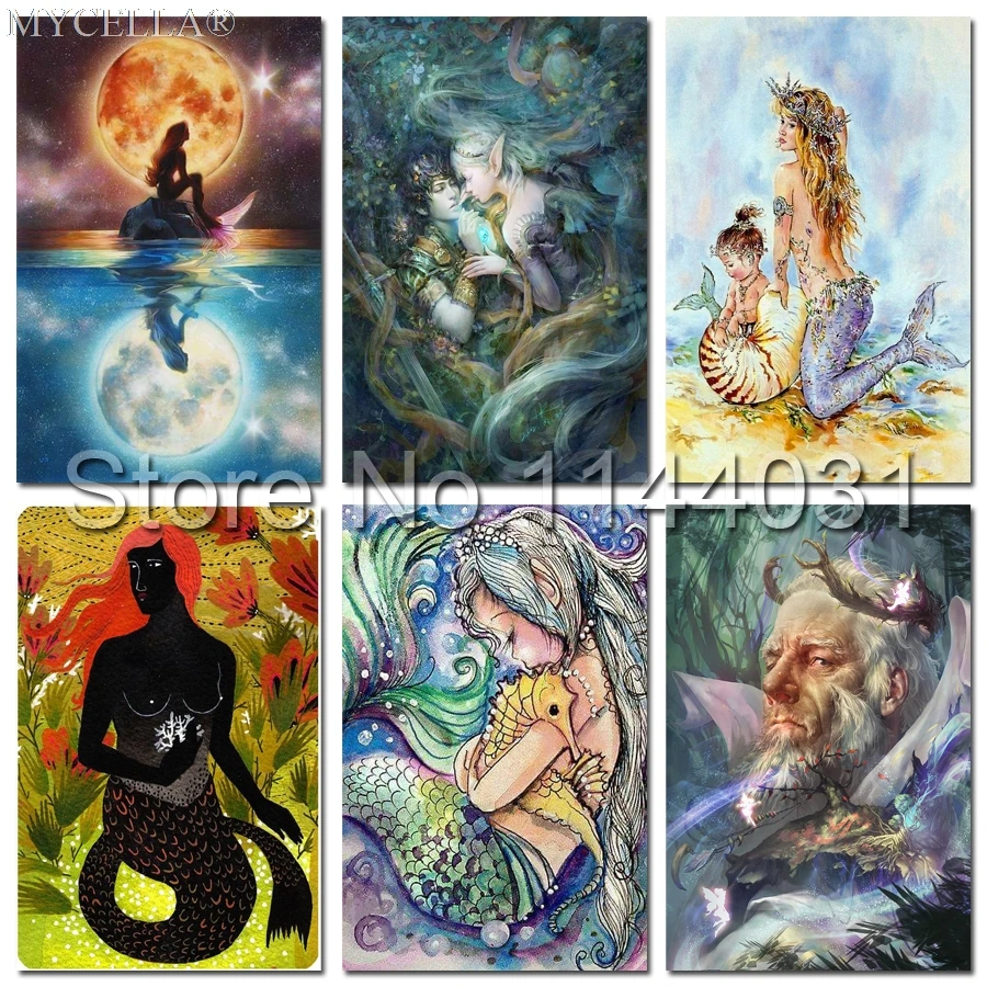 Mermaid Handmade 5D DIY Diamond Painting Cross Stitch Kits Full Diamond Embroidery Patterns Rhinestones Christmas Diamond Mosaic
Mermaid Handmade 5D DIY Diamond Painting Cross Stitch Kits Full Diamond Embroidery Patterns Rhinestones Christmas Diamond Mosaic