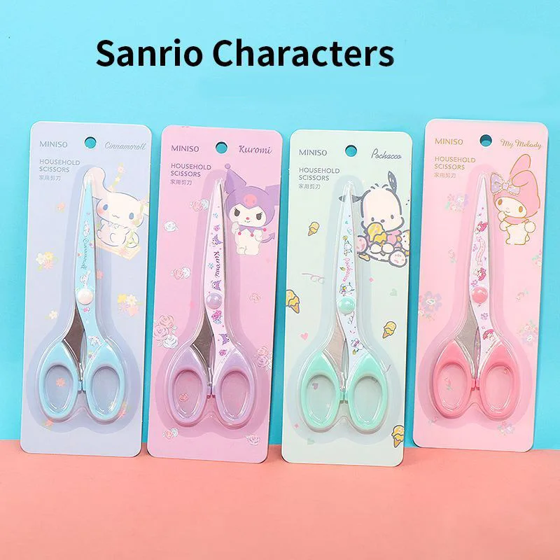 Sanrio Mymelody Kuromi Pachacco Cinnamoroll Sanrio Household Scissors Cute Cartoon Household Student Kawaii Art Small Scissors
Sanrio Mymelody Kuromi Pachacco Cinnamoroll Sanrio Household Scissors Cute Cartoon Household Student Kawaii Art Small Scissors