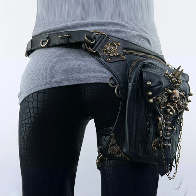 Motorcycle Steam Punk Waist Leg Hip Belt Banana Messenger Shoulder Bag Mobile Phone Waist Bag Fanny Packs Pack For Women Gothic
Motorcycle Steam Punk Waist Leg Hip Belt Banana Messenger Shoulder Bag Mobile Phone Waist Bag Fanny Packs Pack For Women Gothic