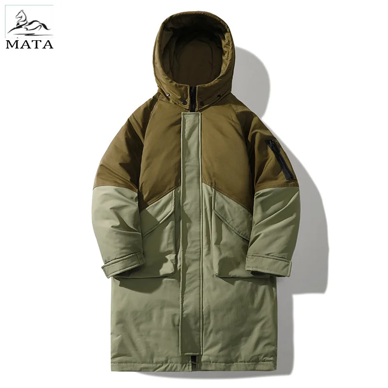 Мужской пуховик средней длины с капюшоном, уличная ветрозащитная парка, цветное зимнее плотное теплое пуховое пальто с прострочкой 
Мужской пуховик средней длины с капюшоном, уличная ветрозащитная парка, цветное зимнее плотное теплое пуховое пальто с прострочкой