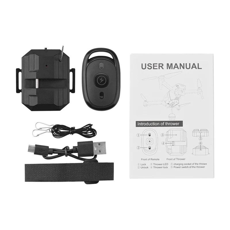 New Style Thrower for DJI Mavic3/Mini3 Airdrop Air Drop System ProLife Rescue Wedding Ring Fishing Bait Delivery Parabolic Drone
New Style Thrower for DJI Mavic3/Mini3 Airdrop Air Drop System ProLife Rescue Wedding Ring Fishing Bait Delivery Parabolic Drone
