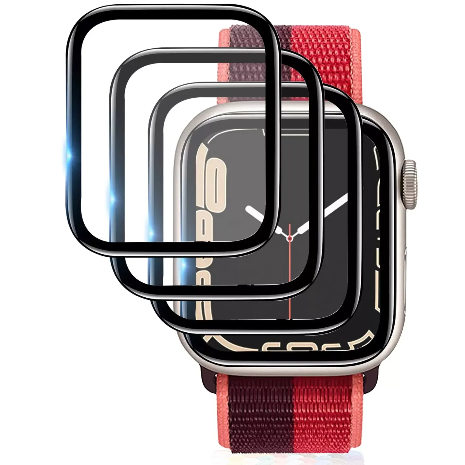 2022 3D Tempered Glass for Apple Watch Band 41mm 45mm 42/38mm Film Screen Protector Accessories Iwatch 7 6 5 4 3 Se 40mm 44mm
2022 3D Tempered Glass for Apple Watch Band 41mm 45mm 42/38mm Film Screen Protector Accessories Iwatch 7 6 5 4 3 Se 40mm 44mm