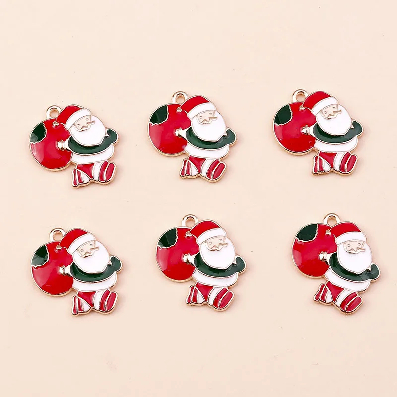 10pcs New Christmas Pendants Cute Santa Claus Present Charms Christmas Night Pendant for DIY Jewelry Earring Necklace
10pcs New Christmas Pendants Cute Santa Claus Present Charms Christmas Night Pendant for DIY Jewelry Earring Necklace