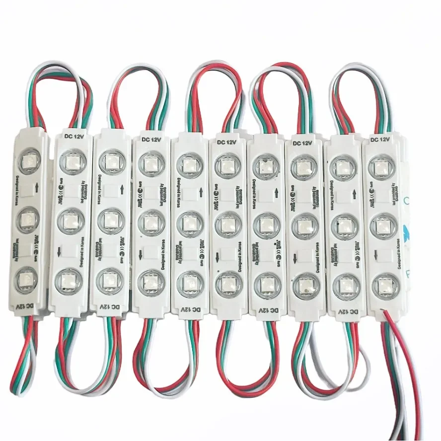 RGB LED-модули WS2811, водонепроницаемые IP65, для рекламы
RGB LED-модули WS2811, водонепроницаемые IP65, для рекламы