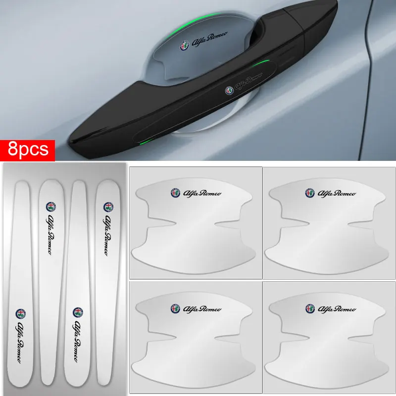 8pcs Car Door Transparent Anti-collision Protector Bar Stickers for Alfa Romeo Mito 147 156 159 166 GT Giulia Giulietta Stelvio
8pcs Car Door Transparent Anti-collision Protector Bar Stickers for Alfa Romeo Mito 147 156 159 166 GT Giulia Giulietta Stelvio