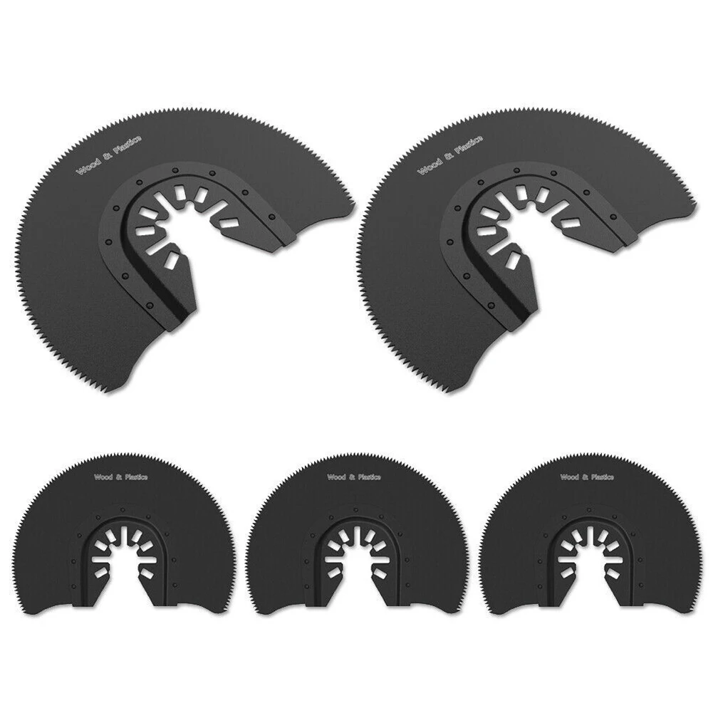 Multi Tool Saw Blades Half Circular Metal Oscillating Quick Release System Semi-Circle Wood 3-1/2 Inch 5pcs Black
Multi Tool Saw Blades Half Circular Metal Oscillating Quick Release System Semi-Circle Wood 3-1/2 Inch 5pcs Black
