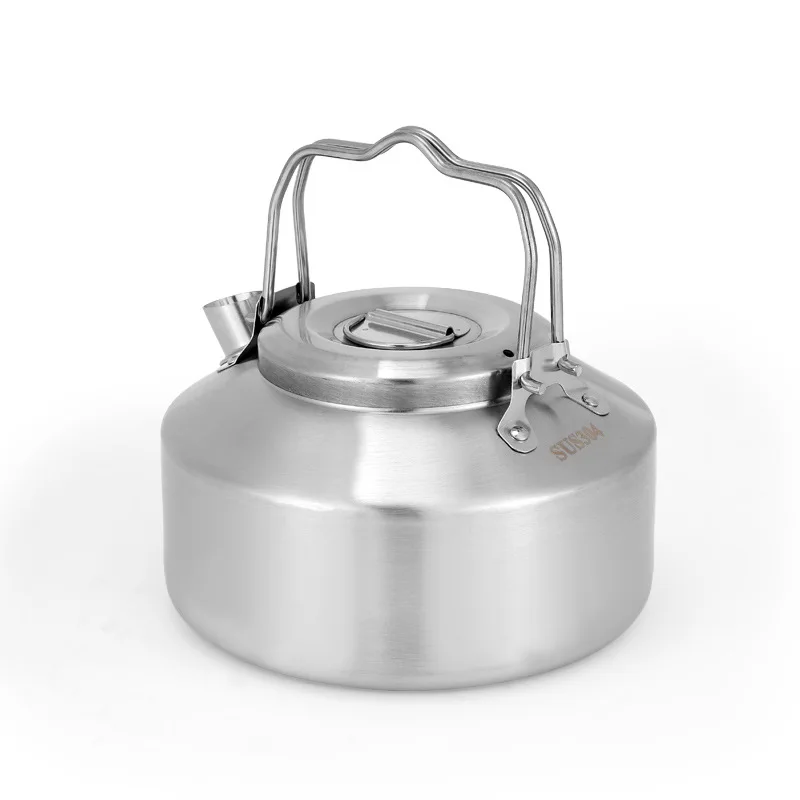 0.9L Stainless Steel Camping Water Kettle Portable Outdoor Hiking Backpacking Teapot Coffee Pot Tableware with Double Handle
0.9L Stainless Steel Camping Water Kettle Portable Outdoor Hiking Backpacking Teapot Coffee Pot Tableware with Double Handle
