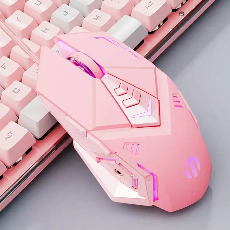Wired USB Gaming Mouse Pink Mute RGB Gamer 7 Buttons Mice Optical Office Computer Mouse For Desktop Laptop Ergonomic Game Mouse
Wired USB Gaming Mouse Pink Mute RGB Gamer 7 Buttons Mice Optical Office Computer Mouse For Desktop Laptop Ergonomic Game Mouse