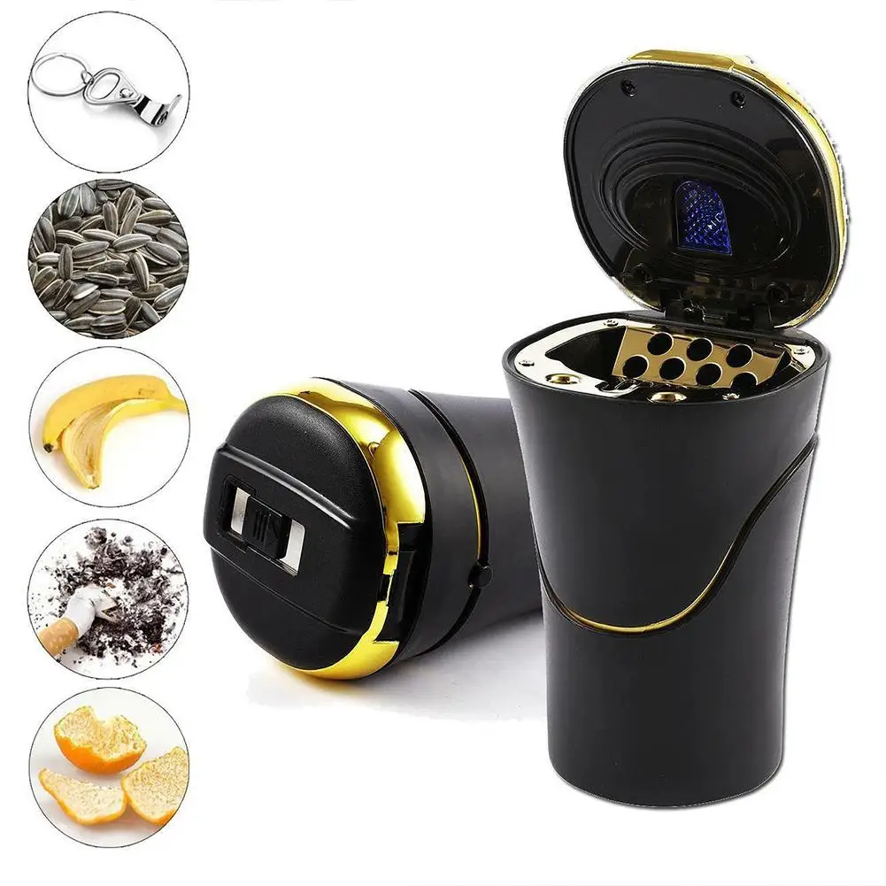 Portable Car Ashtray Travel Cigarette Cylinder With Cigarette Lighting System Led Light Cover Interior Supplies
Portable Car Ashtray Travel Cigarette Cylinder With Cigarette Lighting System Led Light Cover Interior Supplies
