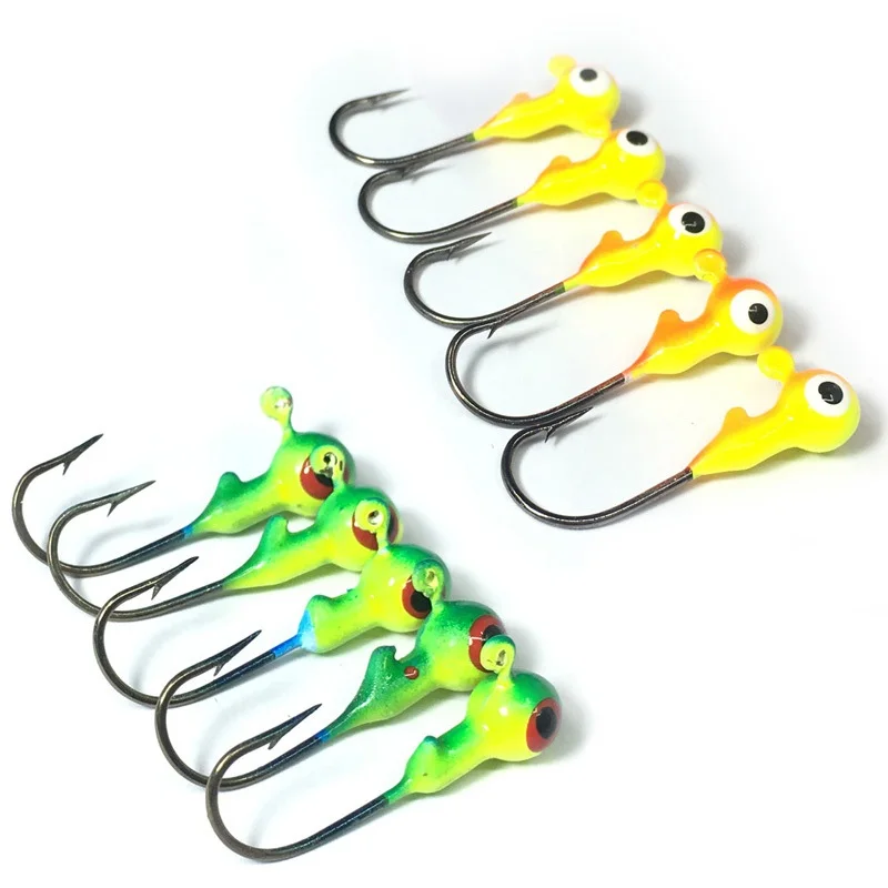 5pcs High Quality Carbon Steel Jig Head Lead Head Anzol Hook 1.6G Barbed Fishing Hook Carp Fishing Hamecons
5pcs High Quality Carbon Steel Jig Head Lead Head Anzol Hook 1.6G Barbed Fishing Hook Carp Fishing Hamecons