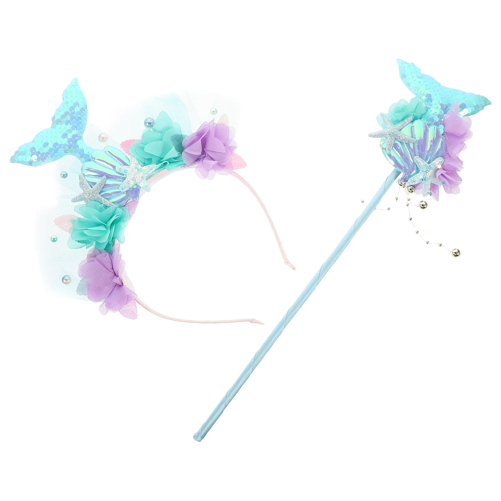 Mermaid Accessories Hair Fairy Wand Reusable Costume Party Supplies Cosplay Props Cloth Crown
Mermaid Accessories Hair Fairy Wand Reusable Costume Party Supplies Cosplay Props Cloth Crown