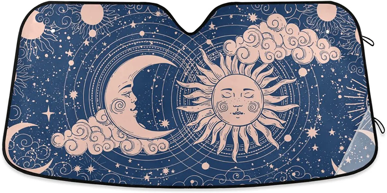 susiyo Windshield Sun Shade Blue Magic Universe Moon Sun Car Front Window Sunshade Foldable Sun Visor Protector Blocks UV Rays K
susiyo Windshield Sun Shade Blue Magic Universe Moon Sun Car Front Window Sunshade Foldable Sun Visor Protector Blocks UV Rays K