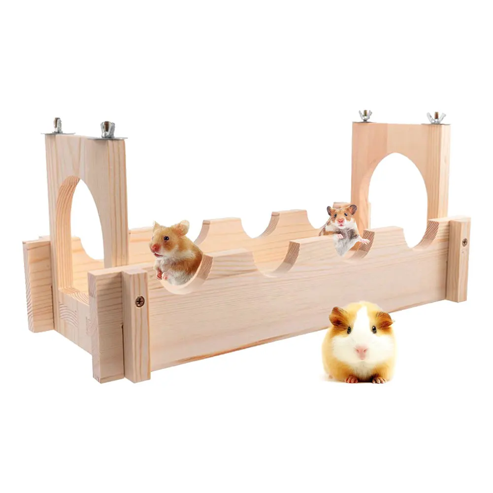 Smooth Cage Toy Hamster Chinchilla Wooden Suspension Bridge Small Pet Playground
Smooth Cage Toy Hamster Chinchilla Wooden Suspension Bridge Small Pet Playground