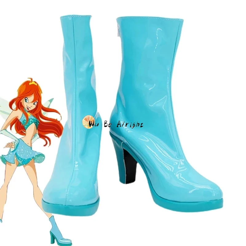 

Bloom Anime Cosplay Shoes Boots Halloween Carnival Party Accessories Custom Made Any Size
