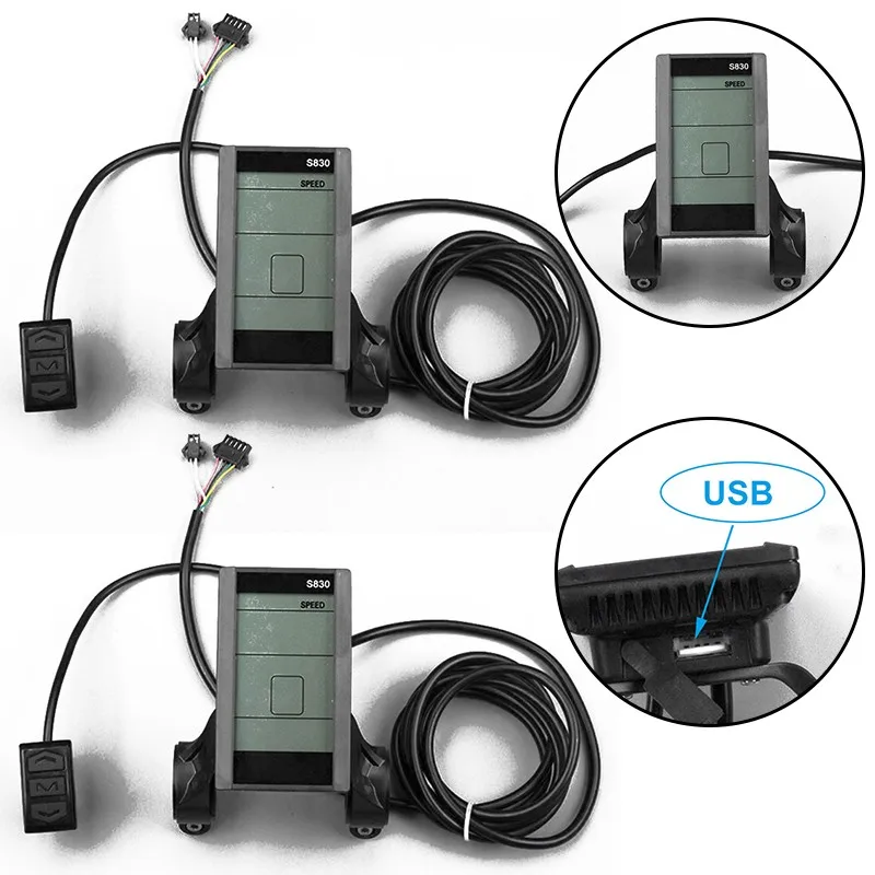 36/48V S830 LCD панель отображения водонепроницаемый контроллер экрана для электрических велосипедов, многофункциональный дисплей, запасные акс...
36/48V S830 LCD панель отображения водонепроницаемый контроллер экрана для электрических велосипедов, многофункциональный дисплей, запасные акс...