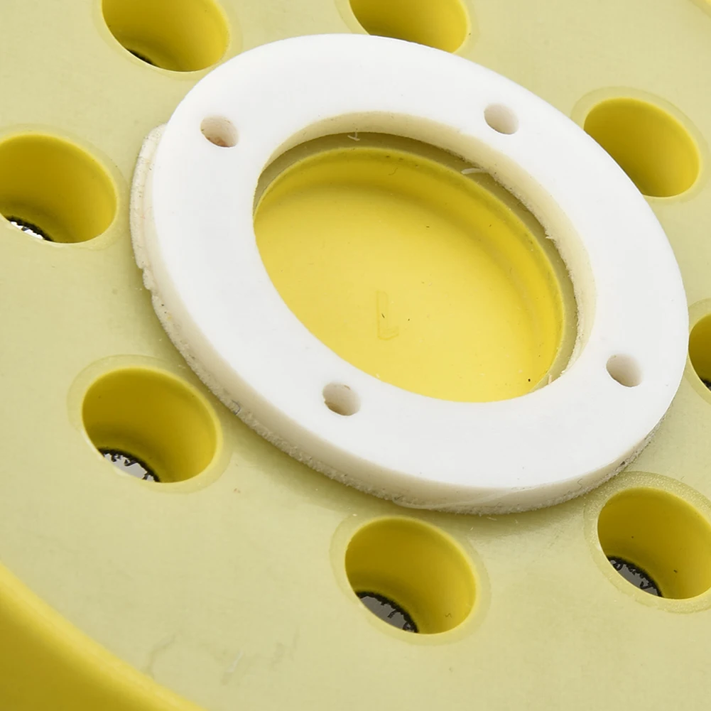 125mm Backing Pad Sanding Yellow Replacement 8 Hole Abrasive Pads For DeWalt RYOBI RSE-1250 For Orbital Sander
125mm Backing Pad Sanding Yellow Replacement 8 Hole Abrasive Pads For DeWalt RYOBI RSE-1250 For Orbital Sander