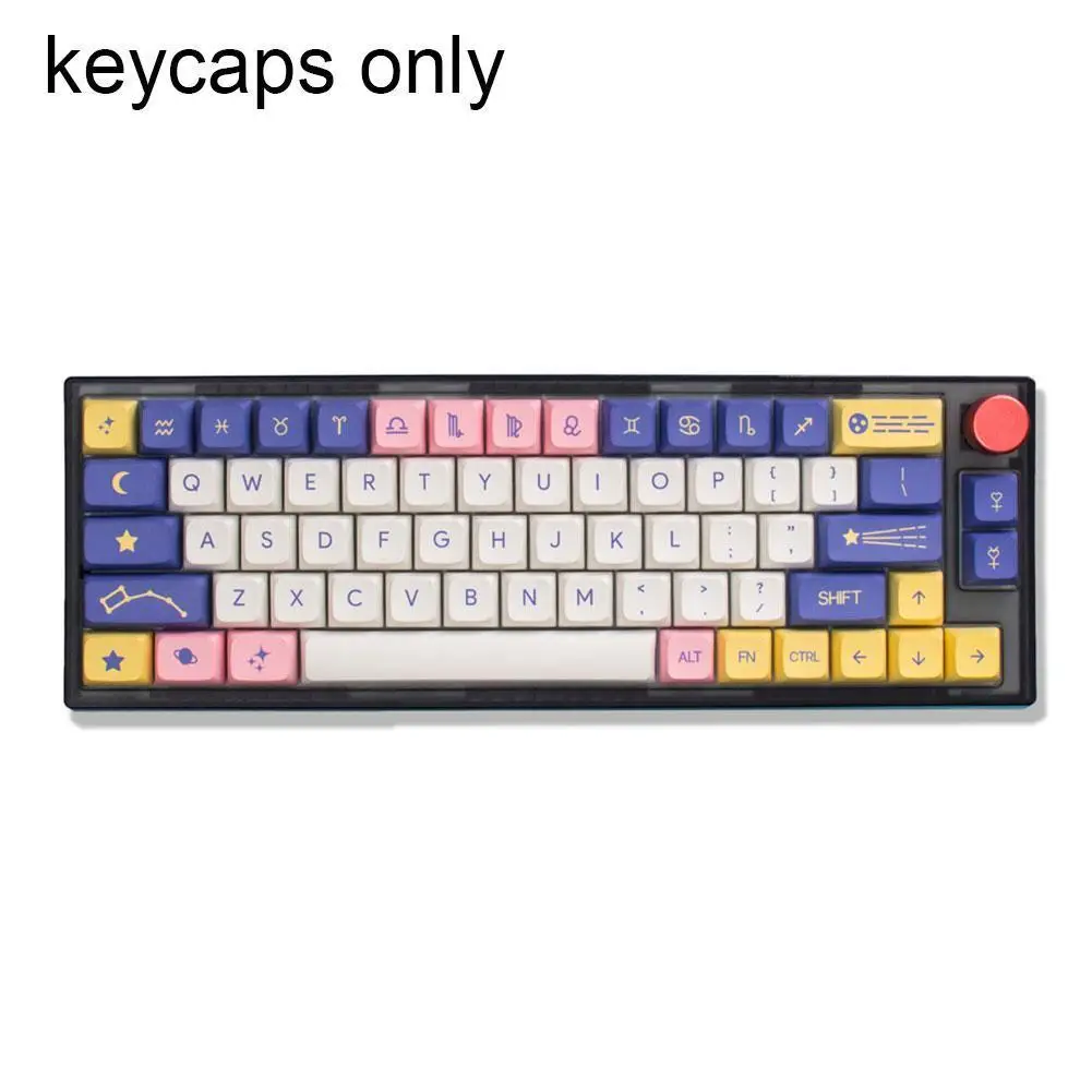 New Purple Constellation Keycap PBT 104 Keycap Sublimation 138 Keys XDA Height Mechanical Keyboard Adaptation 68/87
New Purple Constellation Keycap PBT 104 Keycap Sublimation 138 Keys XDA Height Mechanical Keyboard Adaptation 68/87