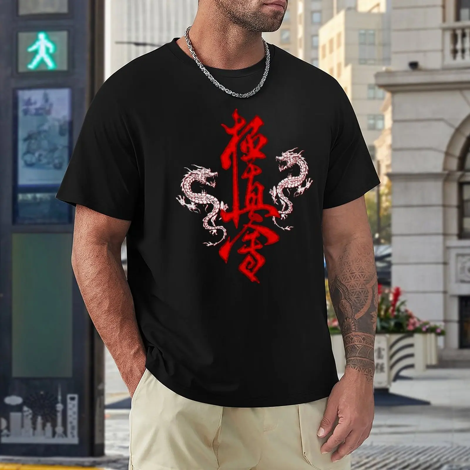 Kyokushin Karate Kanji T-shirt Dragons Sensei Gift Casual Graphic Tees High Quality Fitness USA Size
Kyokushin Karate Kanji T-shirt Dragons Sensei Gift Casual Graphic Tees High Quality Fitness USA Size