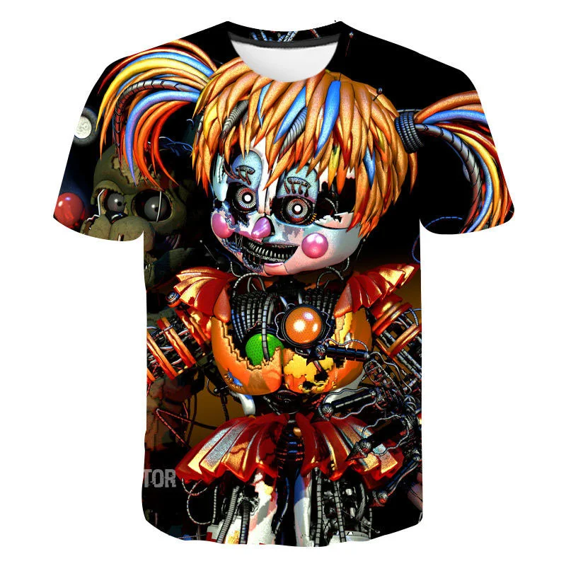 2022 New Summer Fnaf 3D T shirt Boy Girl Kids Fashion Casual Men Women Children Short Sleeve Printed T-shirt Funny Tops Tee
2022 New Summer Fnaf 3D T shirt Boy Girl Kids Fashion Casual Men Women Children Short Sleeve Printed T-shirt Funny Tops Tee