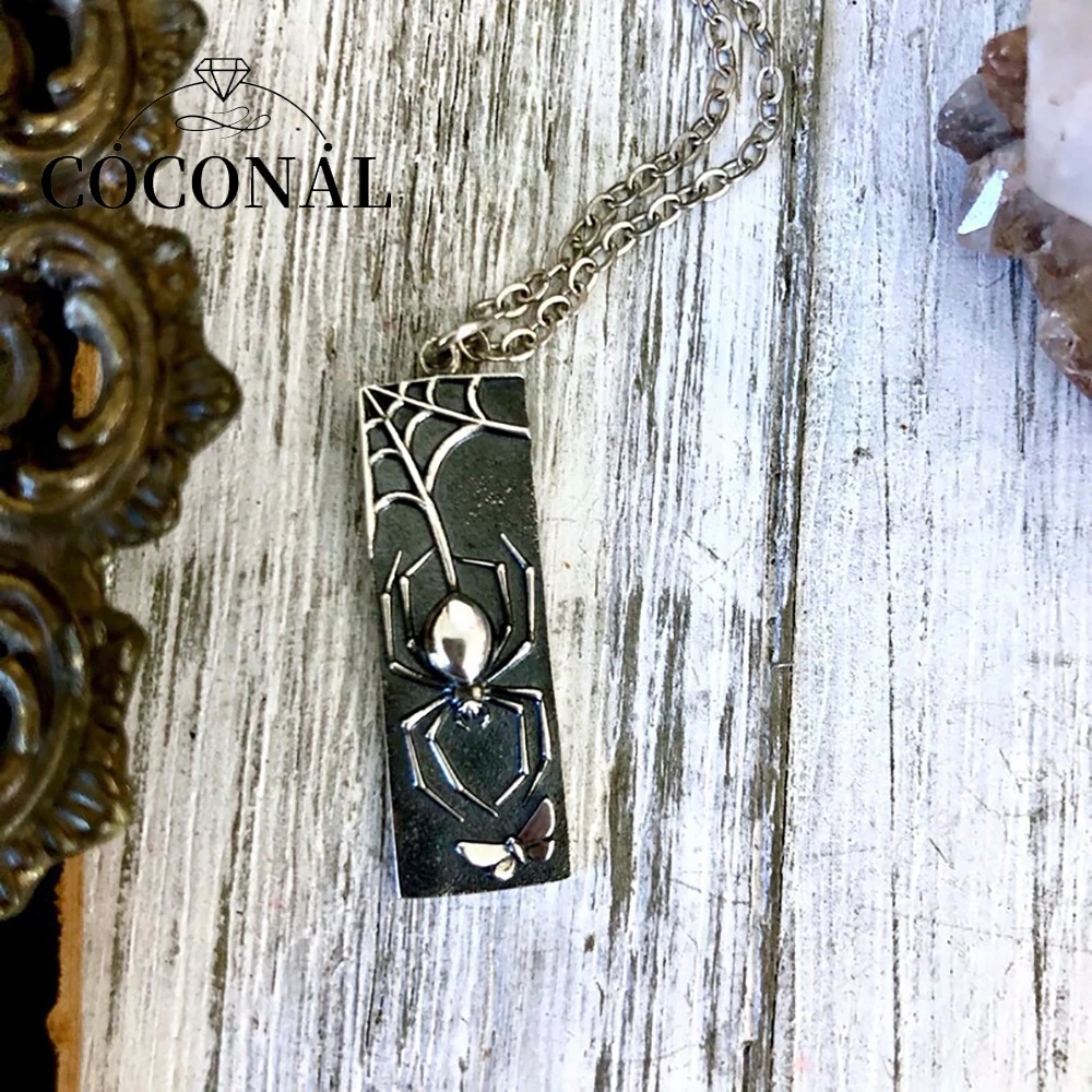 COCONAL Vintage Design Spider Prey Butterfly Hip Hop Pendant Necklace Men's Bar Party Jewelry Personality Chain Accessories
COCONAL Vintage Design Spider Prey Butterfly Hip Hop Pendant Necklace Men's Bar Party Jewelry Personality Chain Accessories